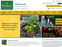 Tablet Screenshot of kinsmanwholesale.com